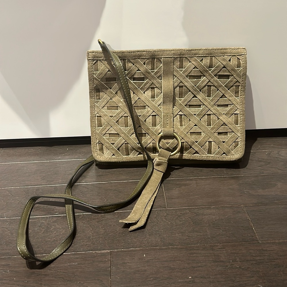 Nanette Lepore green crossbody bag